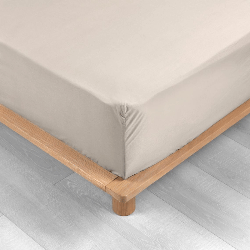 Tissco fournisseur linge de lit hôtel qualité professionnelle drap housse polycoton sable