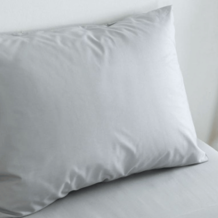 Tissco fournisseur linge de lit hôtel qualité professionnelle taie d'oreiller forme sac polycoton gris