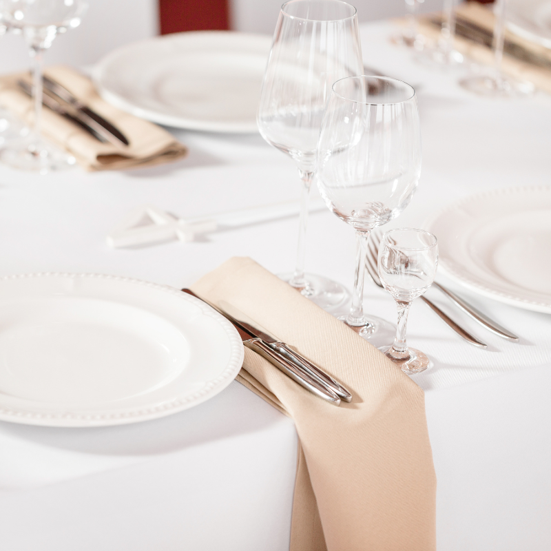Tissco - Protection de table pour restaurant - Fabrication française