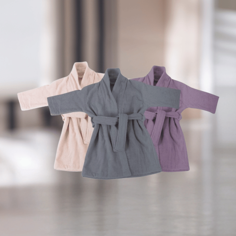 Tissco fournisseur de peignoir enfant teddy pour hotel spa personnalisable qualité professionnelle