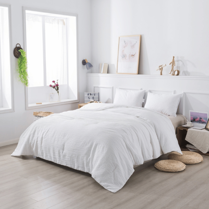 Tissco couvre-lit, dessus de lit jeté de lit century blanc pour hôtellerie