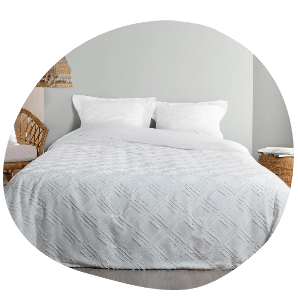 Tissco couvre-lit, dessus de lit jeté de lit nina blanc pour hôtellerieTissco couvre-lit, dessus de lit jeté de lit nina blanc pour hôtellerie