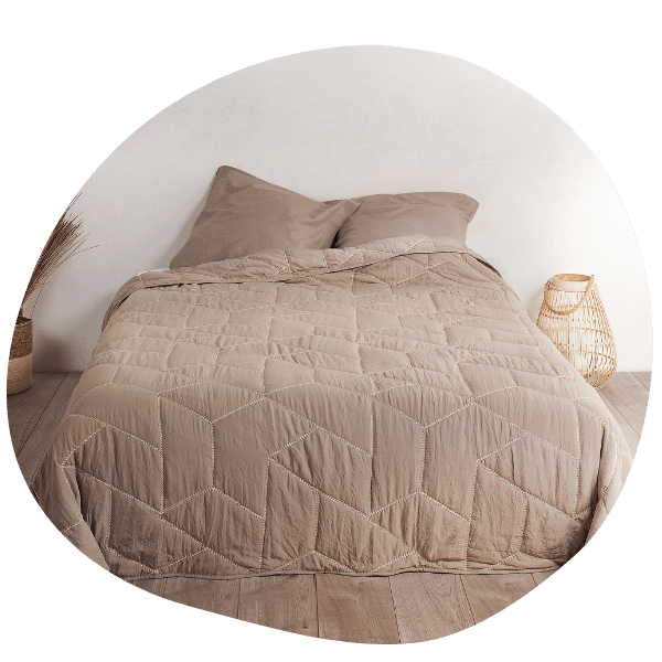 Tissco fournisseur de jeté de lit pour hôtel gamme calisson coloris sable Tissco fournisseur de jeté de lit pour hôtel gamme calisson coloris sable