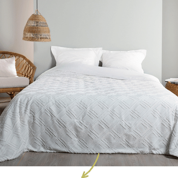 Tissco fournisseur de jeté de lit pour hôtel gamme nina coloris blanc Tissco fournisseur de jeté de lit pour hôtel gamme nina coloris blanc