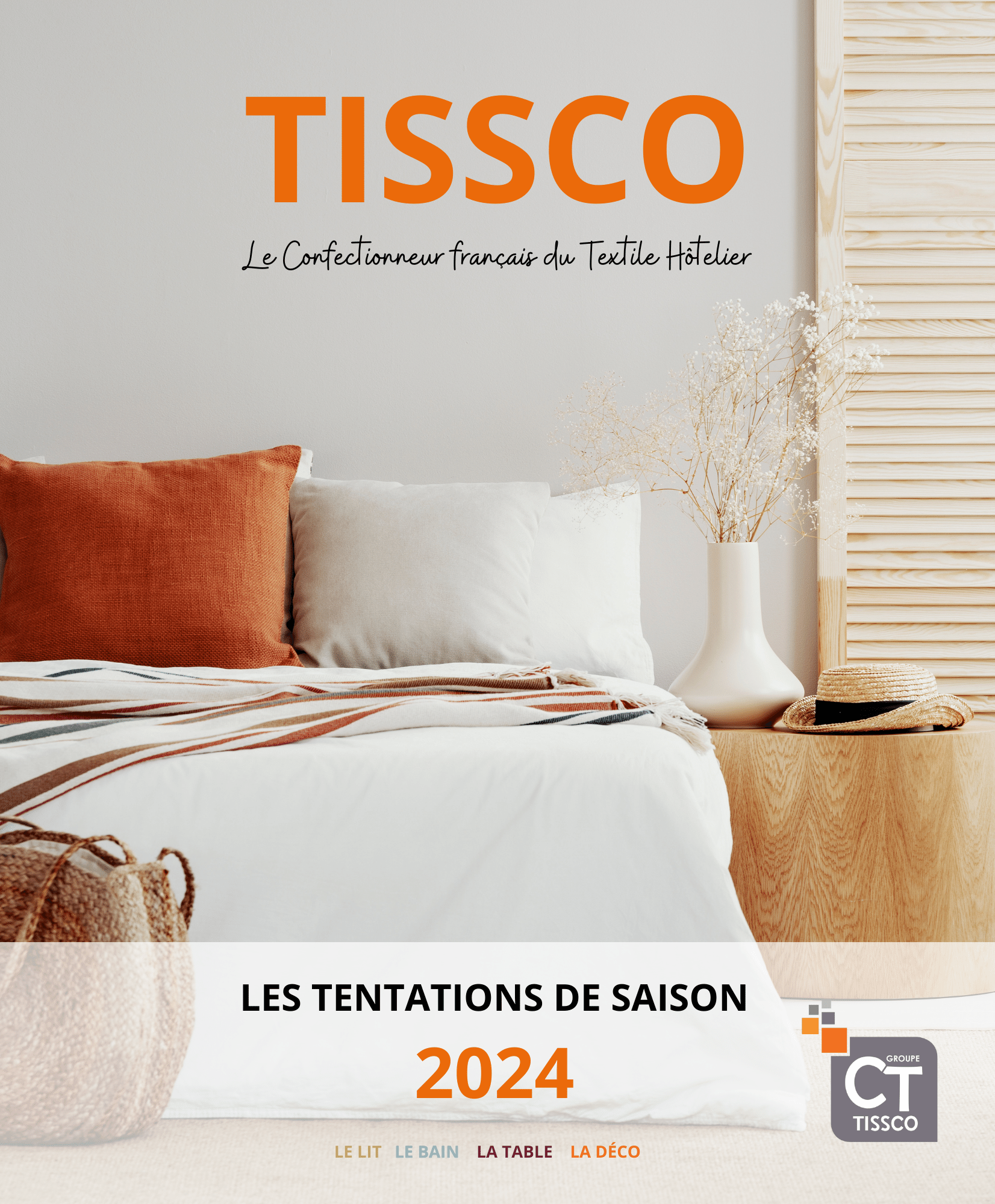 Tissco catalogue produits 2023 confectionneur français du textile hôtelier