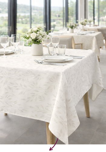 Tissco nappage sur-mesure confectionneur français gamme lorient linge de table professionnel