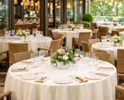 Tissco nappe restaurant sur-mesure serviette de table set de table made In France qualité professionnelle gamme milan coloris naturel 11